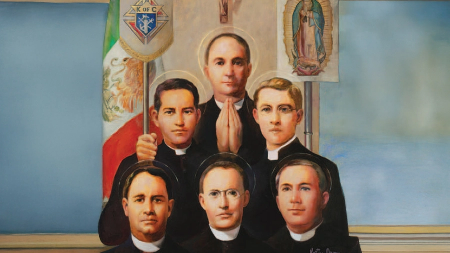 The Mexican Martyrs. (Painting by Martha Orozco)