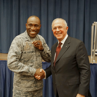 Armed with the Faith, a Catholic handbook for military personnel and families, The publication is sized perfectly to fit a military uniform pocket.