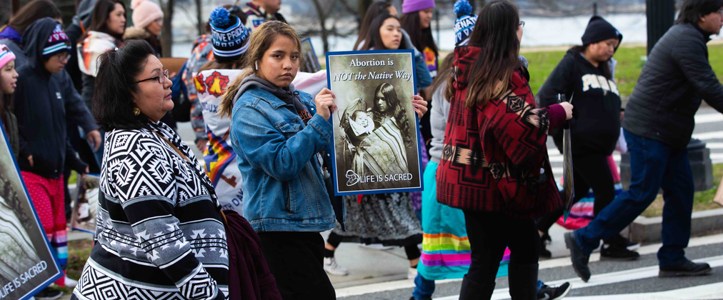 Native Americans Proclaim Life is Sacred