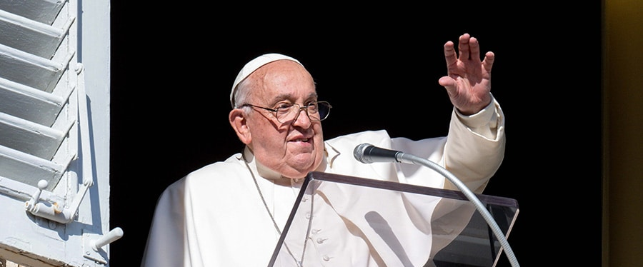 Holy Father recites the Angelus