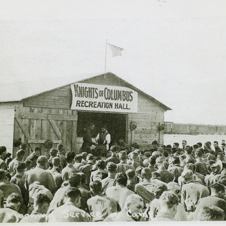 Knights in El Paso, Texas, created a recreation center for American soldiers of the 1916 Mexican Expedition.