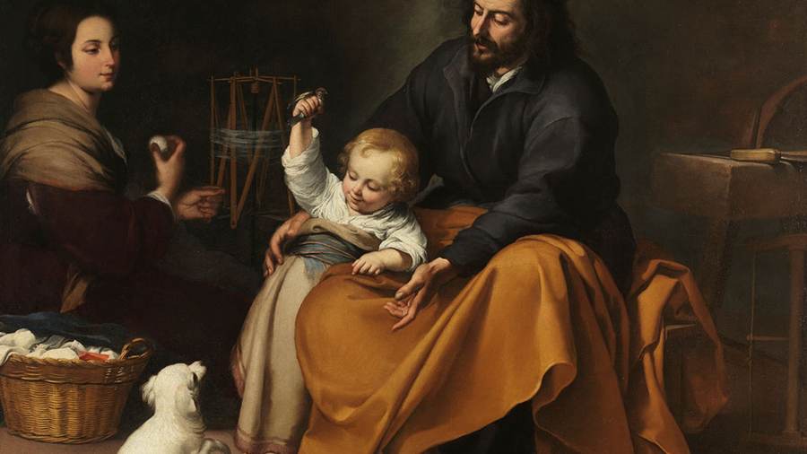 Holy Family with Sparrow