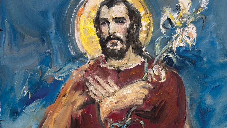 San José, 2021, painting by José Luis Castrillo#