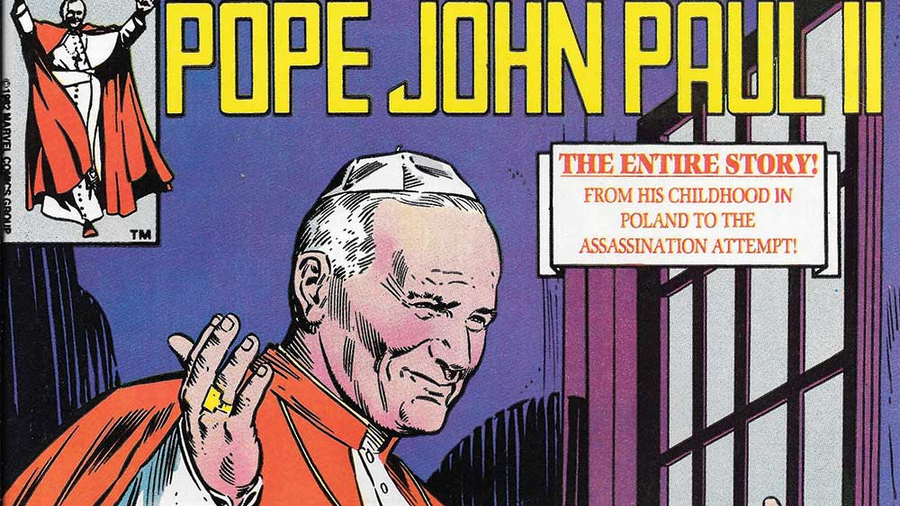 Marvel’s 1982 comic book on the life of Pope John Paul II was inked by Joe Sinnott, a member of the Knights. The issue sold more than 1 million copies.