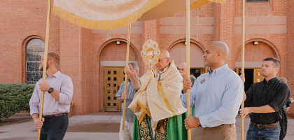 Members of Fray Marcos Council 1783 in Gallup, N.M