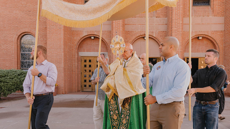 Members of Fray Marcos Council 1783 in Gallup, N.M