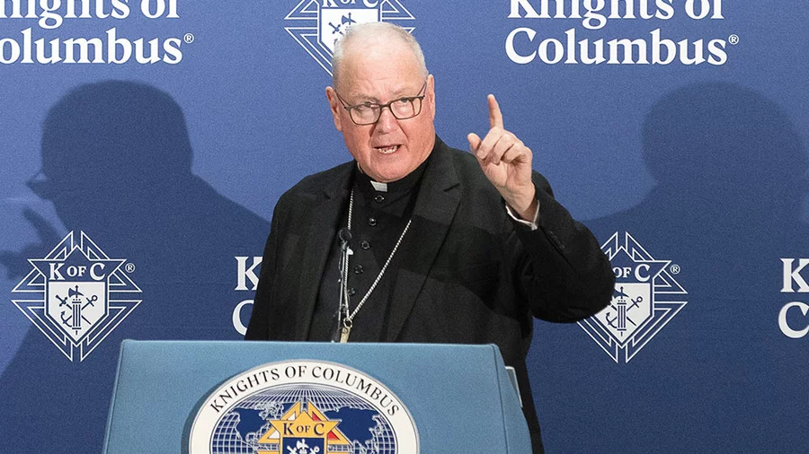 Cardinal Timothy Dolan addresses college Knights