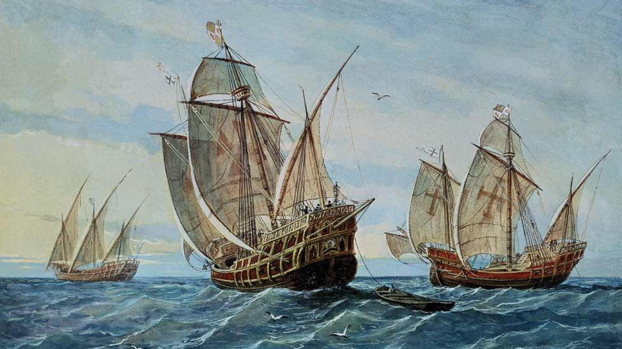 Niña, Pinta, and Santa Maria