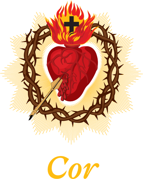 Cor Logo with transparent background with yellow wordmark